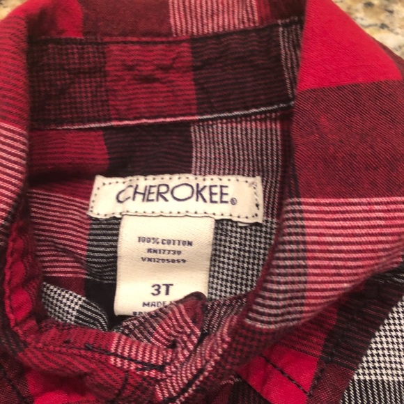 🔵🏈🚨Cherokee Boys buttondown‼️ - Picture 2 of 2